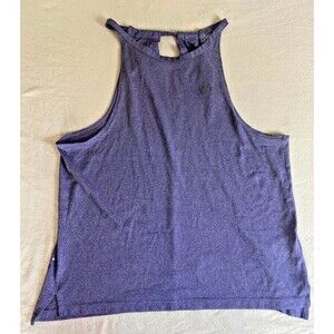 Nike Dri-FIT Women's Purple High Neck Athletic Tank Top Workout Gym Running